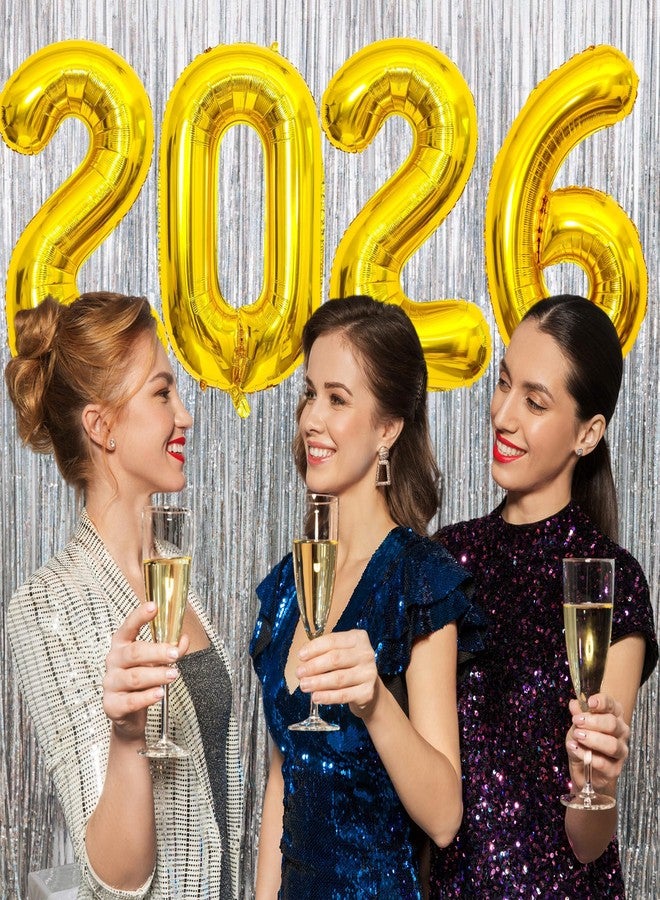BBPOOL 2026 Gold Balloons, 40" Large Gold 2026 Balloons Helium Mylar Foil Balloons for 2026 New Year Christmas Graduation Party Decoration - Image 5